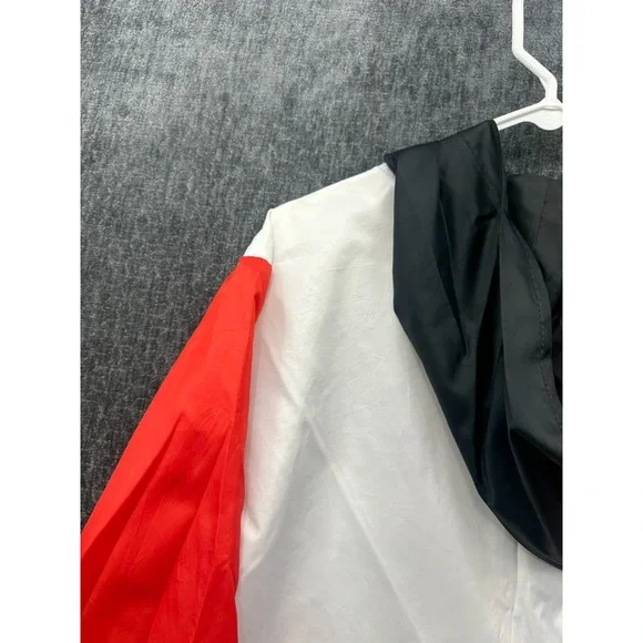 Polaroid Windbreaker Jacket Men Medium Multicolor Supercolor Hooded Drawcord Hem - Picture 15 of 16